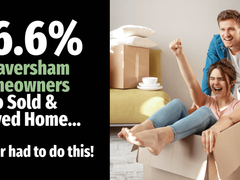 76.6% of Faversham Homeowners Who Sold and Moved Home …Never had to do&nbsp;this!